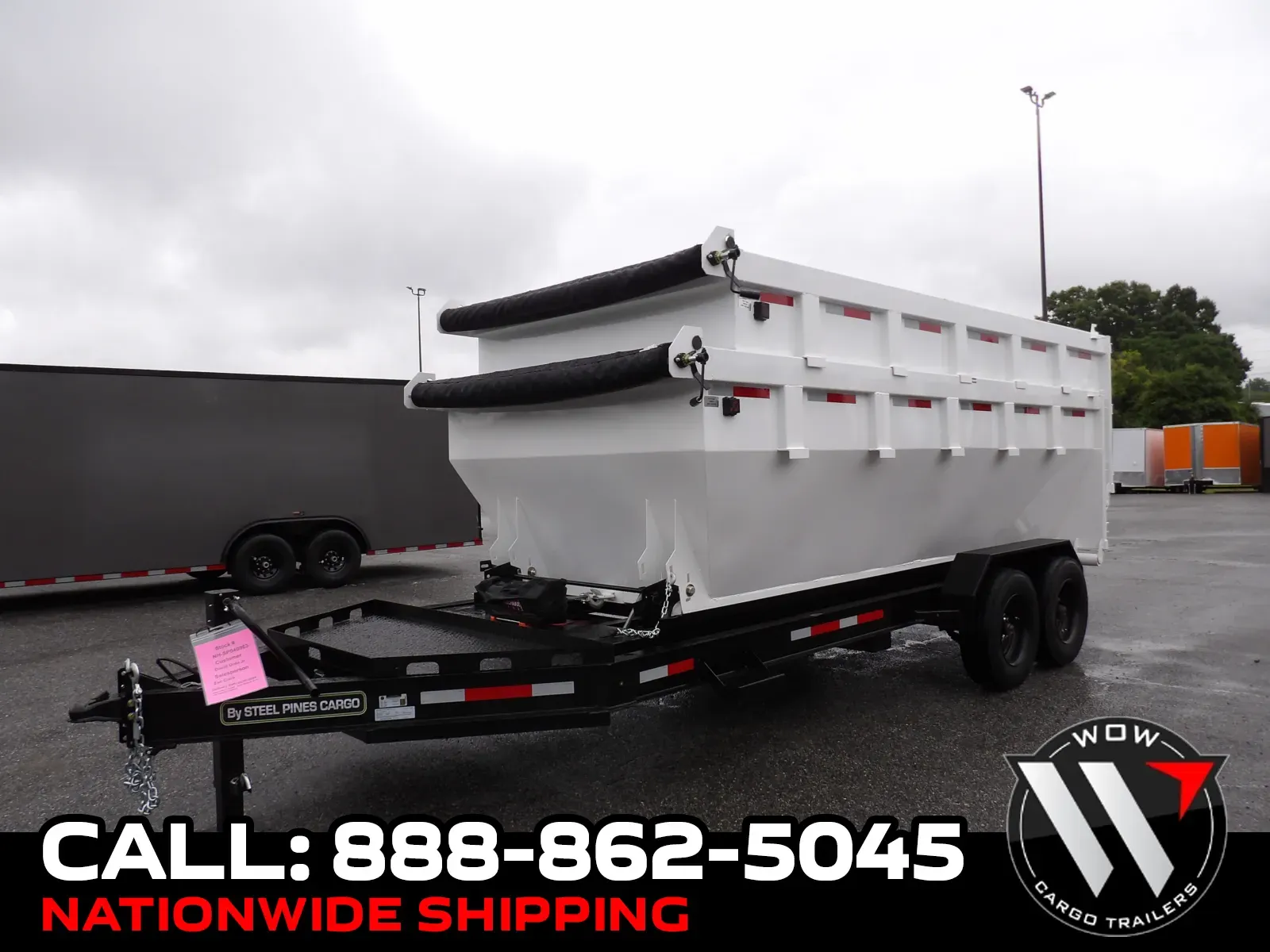 White 2026 Steel Pines Cargo 16' Roll Off Bin for sale in Cochran, GA