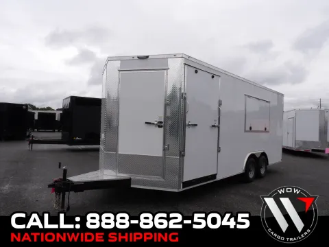 White 2026 Diamond Cargo 8.5X20 TA Custom for sale in Cochran, GA