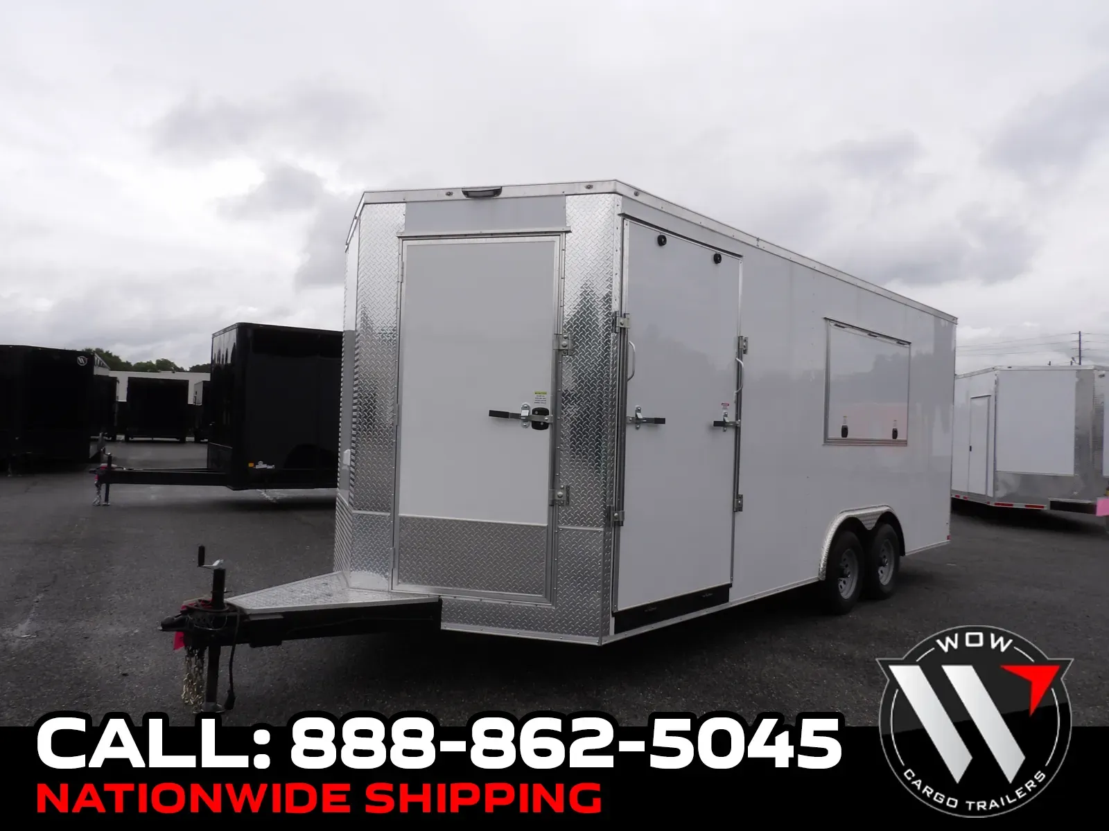White 2026 Diamond Cargo 8.5X20 TA Custom for sale in Cochran, GA