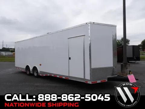 White 2026 Steel Pines Cargo 8.5X28 Custom for sale in Cochran, GA