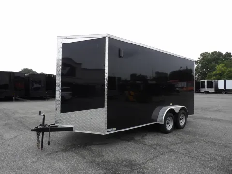 Another view of 2026 Seed Cargo 7X16 TA Custom for sale in Cochran, GA at WOW Cargo Trailers