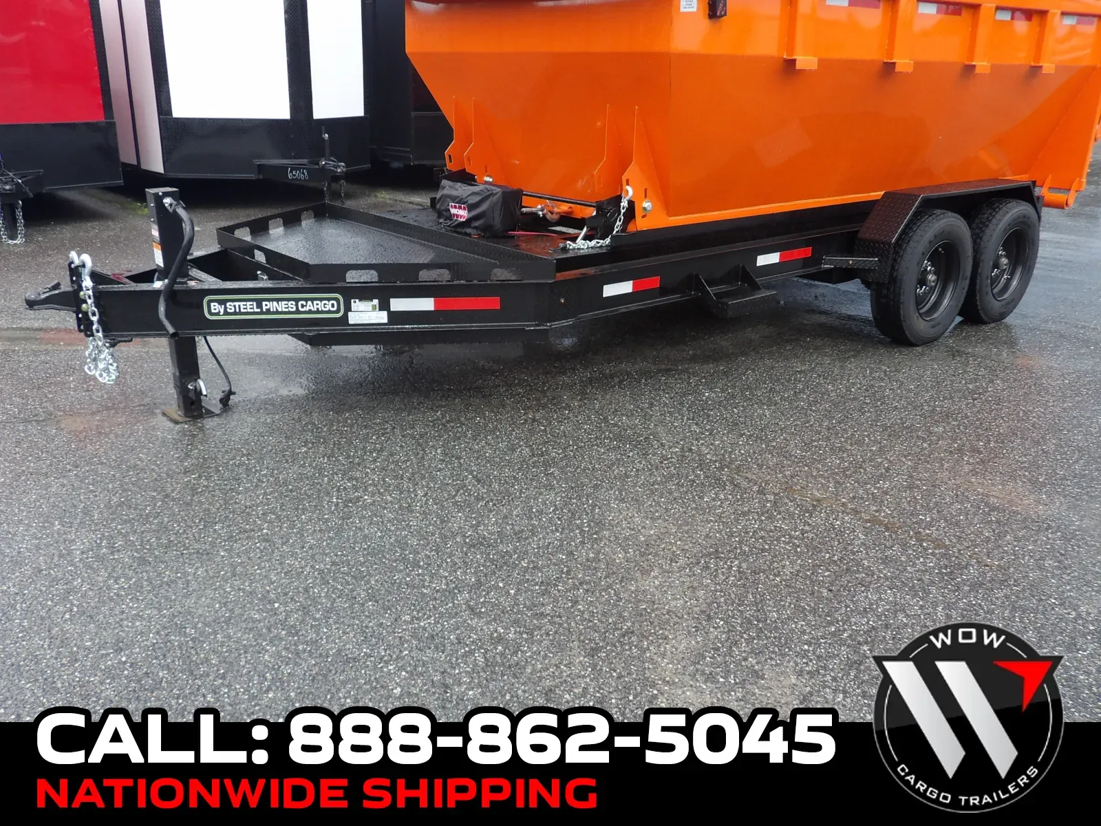 Black 2026 Steel Pines Cargo 14' BP Roll Off Trailer for sale in Cochran, GA