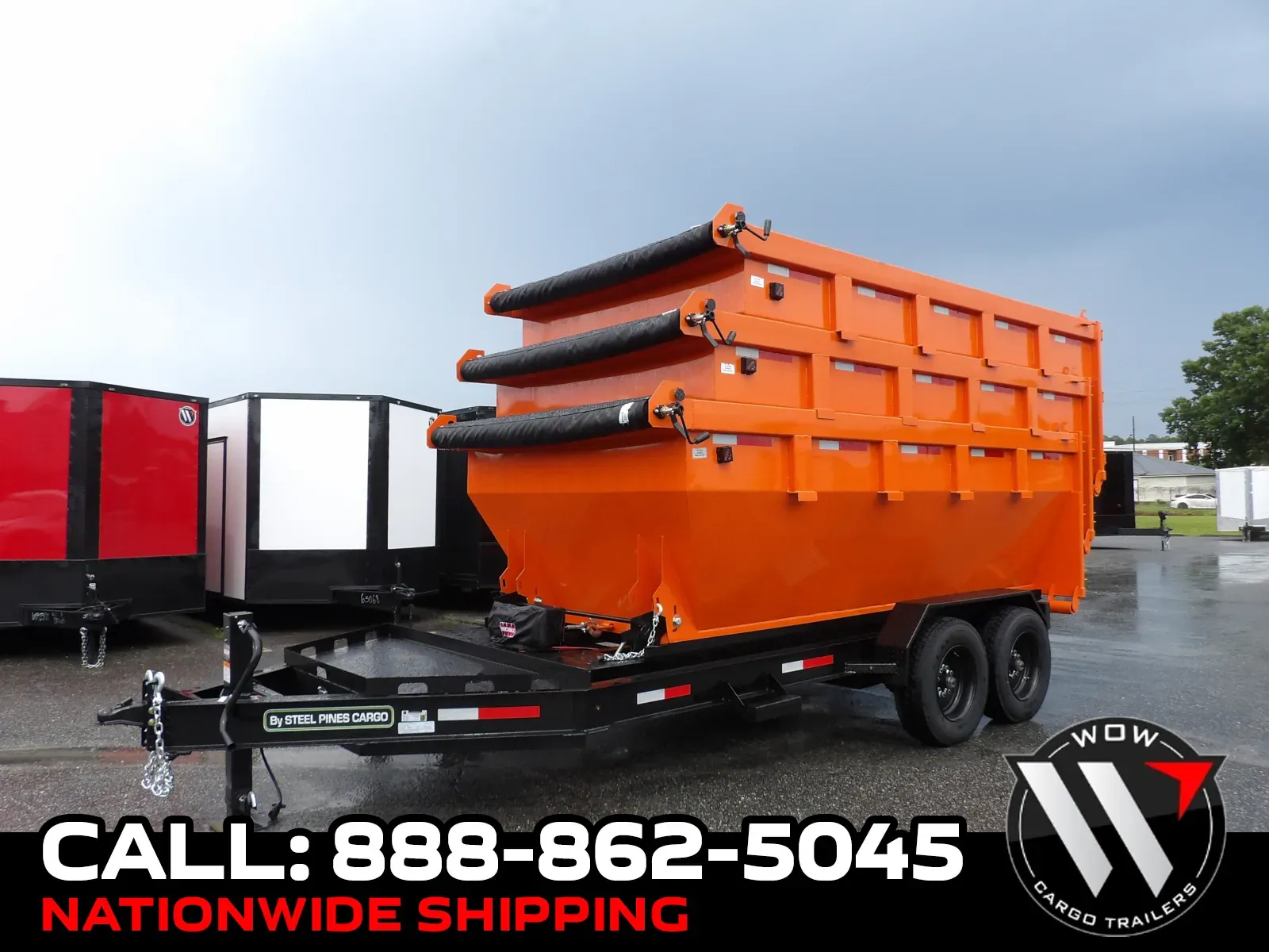 2026 Steel Pines Cargo 14' Roll Off Bin