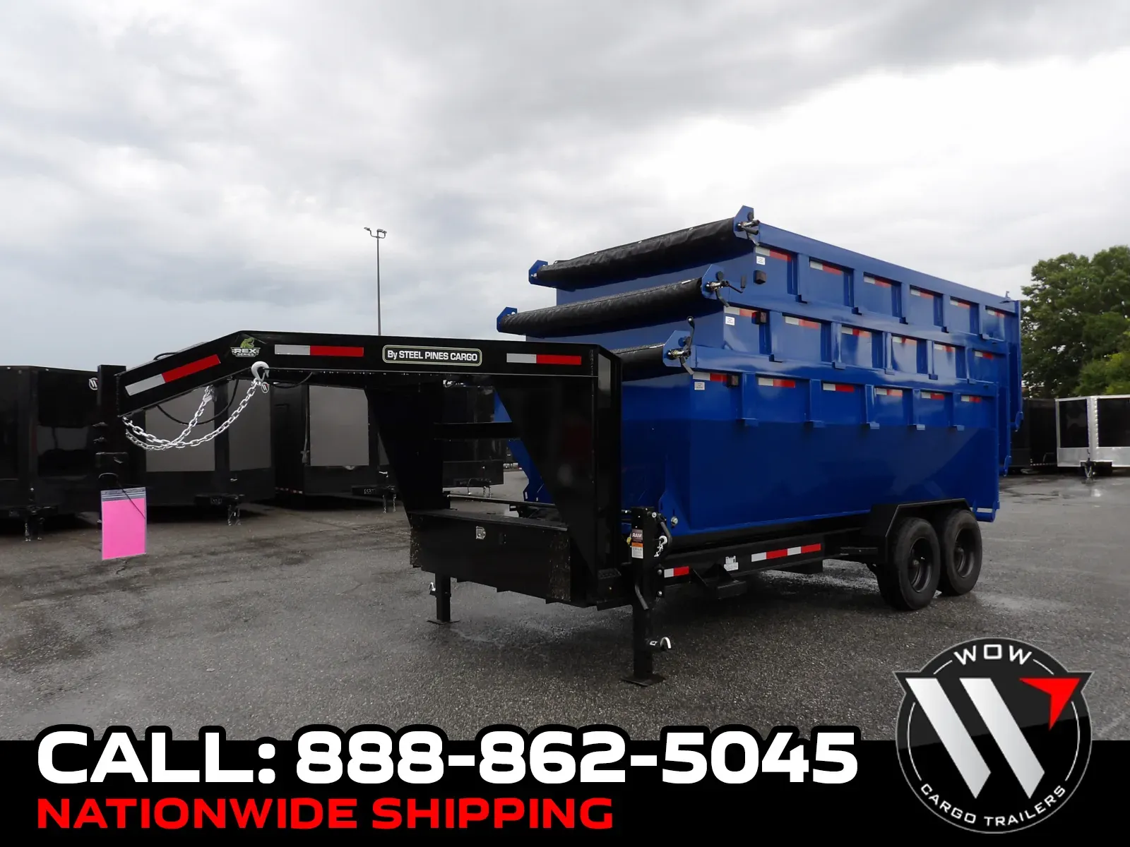 Blue 2026 Steel Pines Cargo 16' Roll Off Bin for sale in Cochran, GA