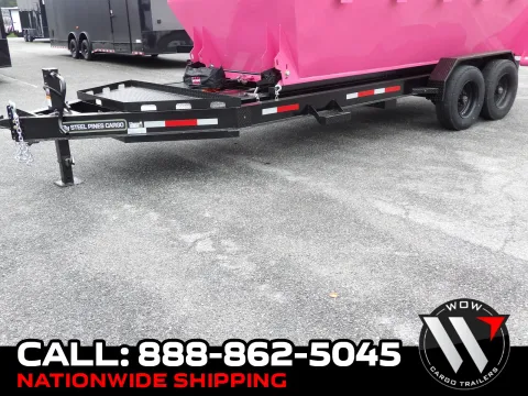 Black 2026 Steel Pines Cargo 16' BP Roll Off Trailer for sale in Cochran, GA