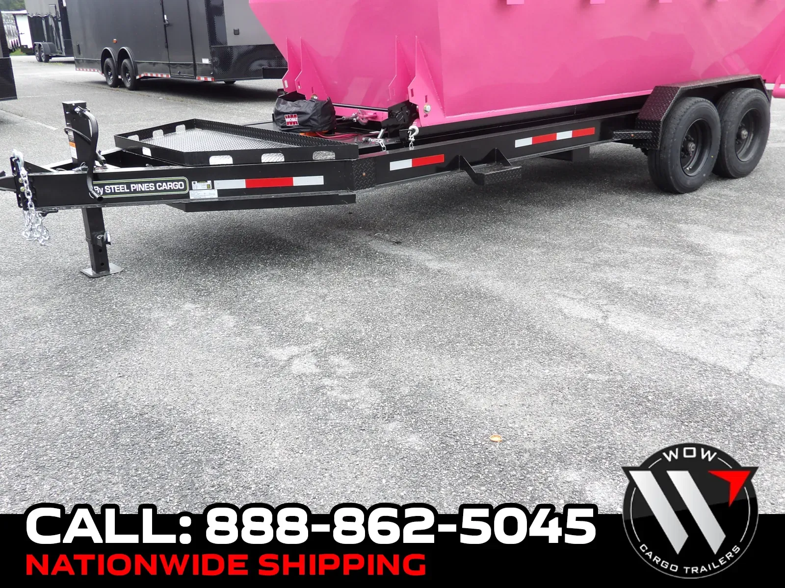 2026 Steel Pines Cargo 16' BP Roll Off Trailer