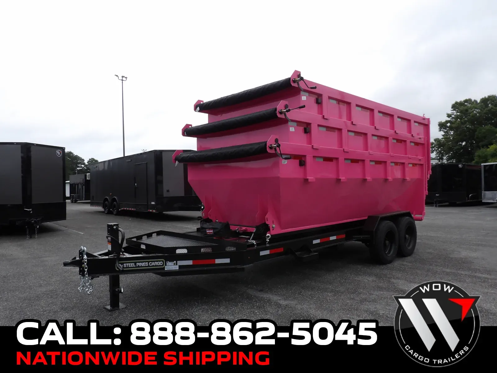 2026 Steel Pines Cargo 16' Roll Off Bin