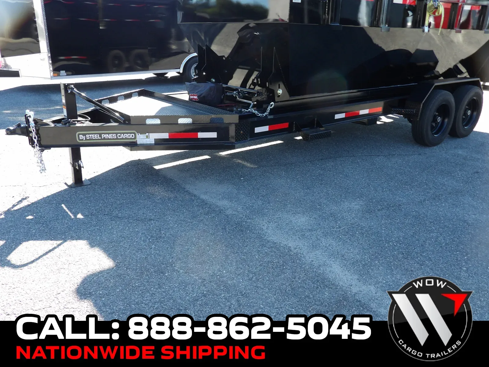 Black 2026 Steel Pines Cargo 16' BP Roll Off Trailer for sale in Cochran, GA