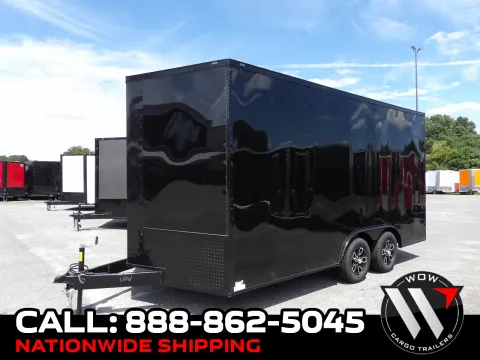 Black 2026 Steel Pines Cargo 8.5X16 TA Custom for sale in Cochran, GA