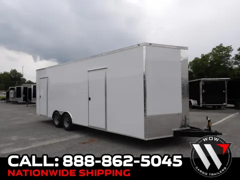 White 2026 Steel Pines Cargo 8.5X24 TA Custom for sale in Cochran, GA