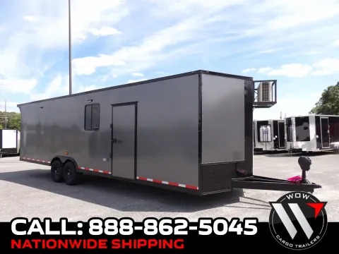 Black 2026 Steel Pines Cargo 8.5X30 Custom Race for sale in Cochran, GA