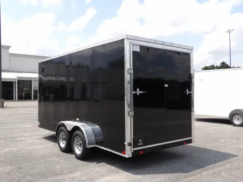 Another view of 2026 Seed Cargo 7X16 TA Custom for sale in Cochran, GA at WOW Cargo Trailers