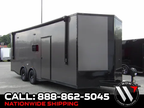 Black 2026 Steel Pines Cargo 8.5X24 Custom Race for sale in Cochran, GA