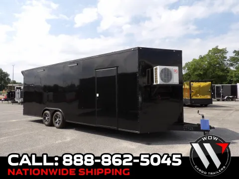 Black 2026 South GA Cargo 8.5X24 Custom Race for sale in Cochran, GA