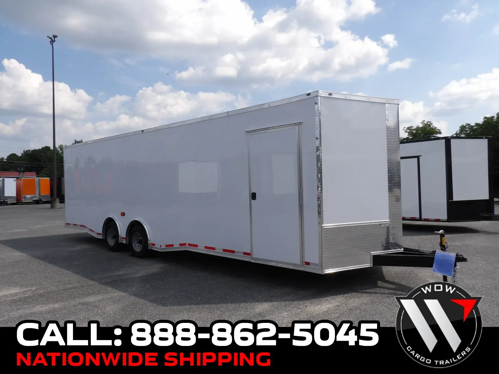 White 2026 Steel Pines Cargo 8.5X28 Custom for sale in Cochran, GA
