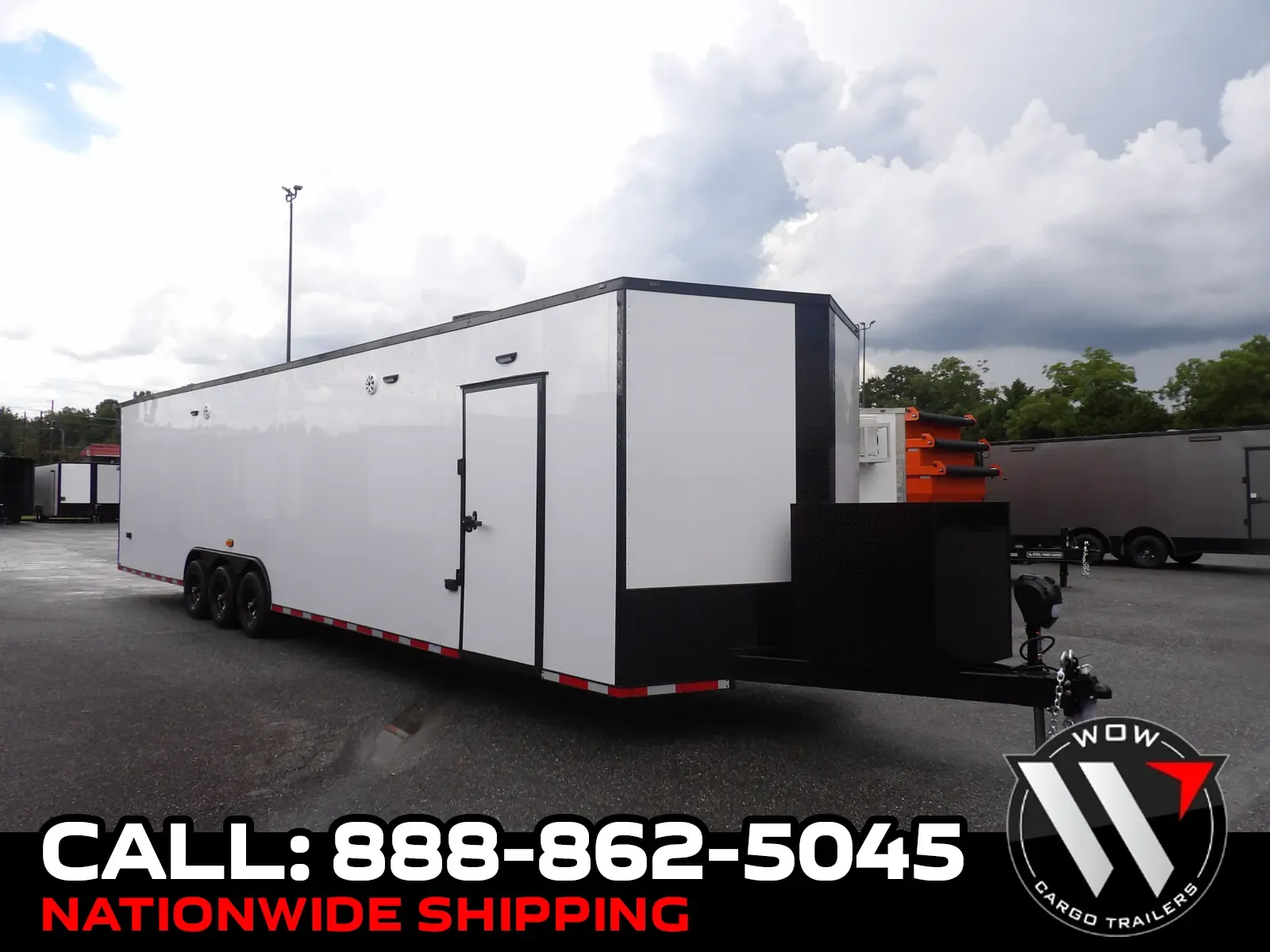 Black 2026 Steel Pines Cargo 8.5x36 Custom Race for sale in Cochran, GA