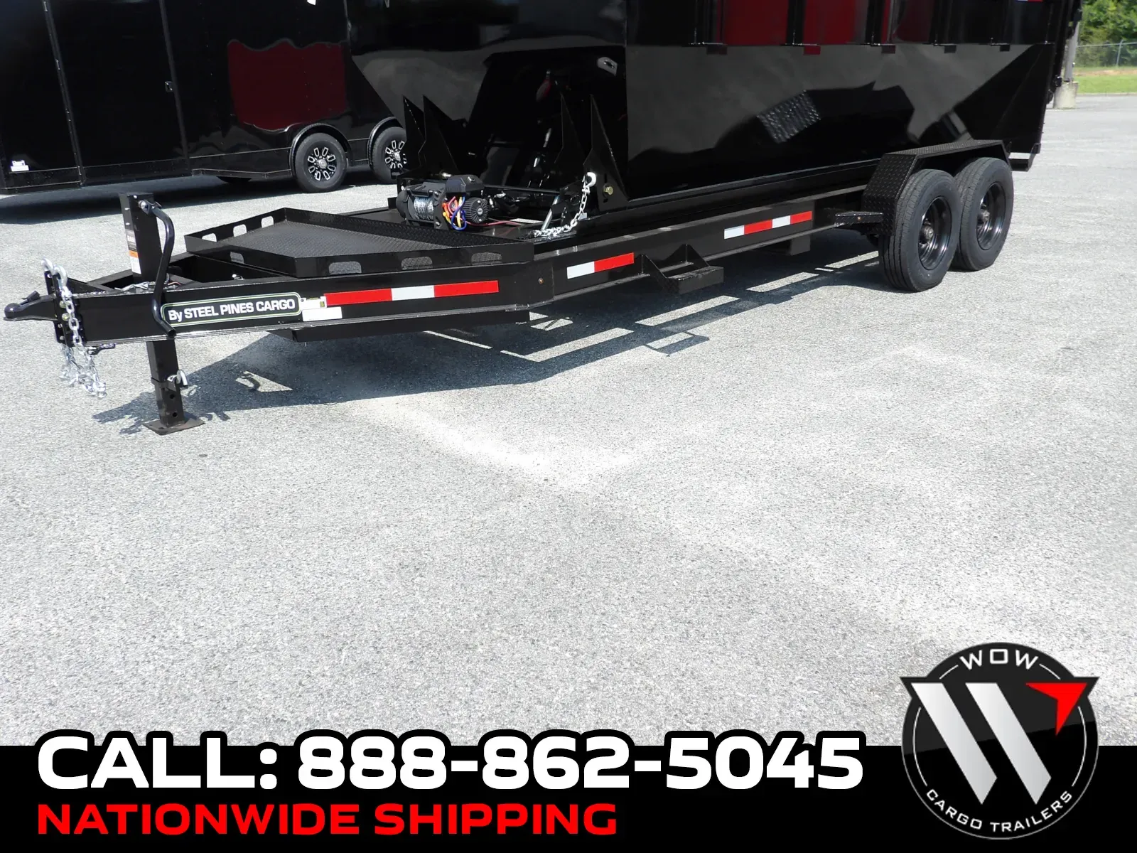 2026 Steel Pines Cargo 16' BP Roll Off Trailer