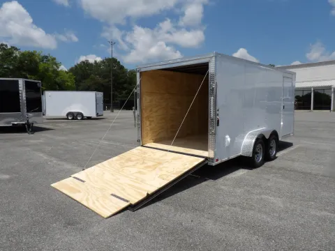Another view of 2026 Seed Cargo 7X16 TA Custom for sale in Cochran, GA at WOW Cargo Trailers