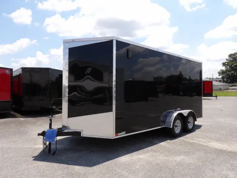 Photos of 2026 Seed Cargo 7X16 TA S1 for sale in Cochran, GA at WOW Cargo Trailers