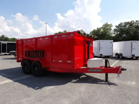Another view of 2026 Steel Pines Cargo 7X14X2 for sale in Cochran, GA at WOW Cargo Trailers
