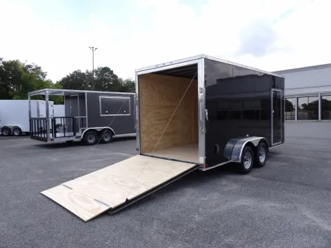 Photos of 2026 Seed Cargo 7X16 TA S1 for sale in Cochran, GA at WOW Cargo Trailers
