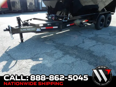 Black 2026 Steel Pines Cargo 14' BP Roll Off Trailer for sale in Cochran, GA