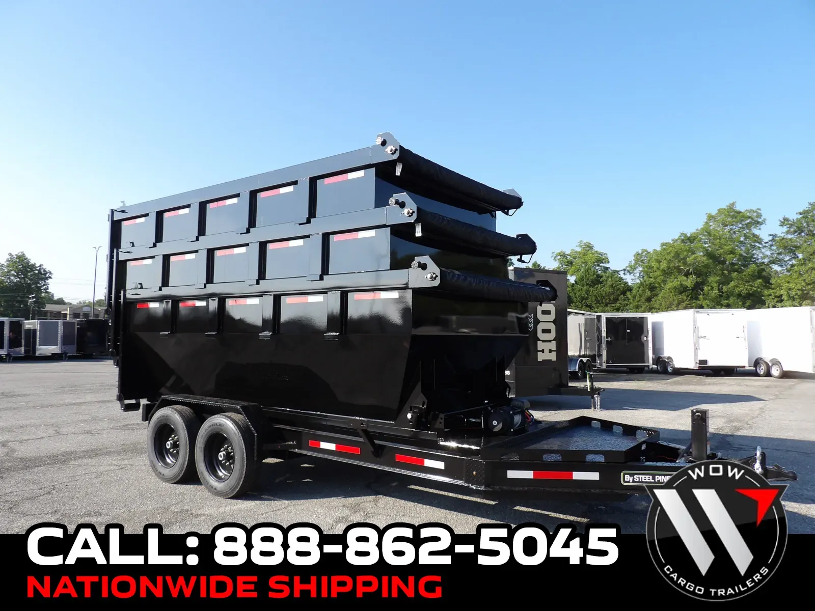 Black 2026 Steel Pines Cargo 14' Roll Off Bin for sale in Cochran, GA