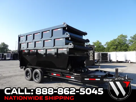 Black 2026 Steel Pines Cargo 14' Roll Off Bin for sale in Cochran, GA