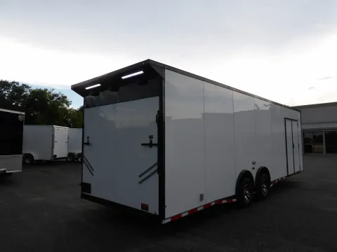 Photos of 2026 Hook & Line Cargo 8.5X28 Custom Race for sale in Cochran, GA at WOW Cargo Trailers