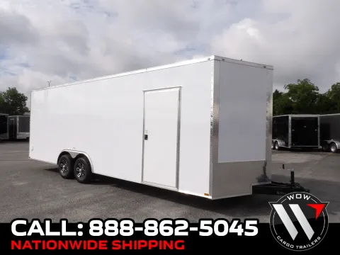 White 2026 Hook & Line Cargo 8.5X24 Custom for sale in Cochran, GA