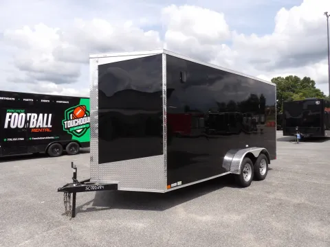 Photos of 2027 Seed Cargo 7X16 TA S1 for sale in Cochran, GA at WOW Cargo Trailers