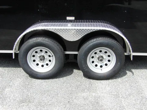 Another view of 2027 Seed Cargo 7X16 TA S1 for sale in Cochran, GA at WOW Cargo Trailers