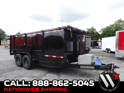 Black 2026 Steel Pines Cargo 7X16X4 for sale in Cochran, GA
