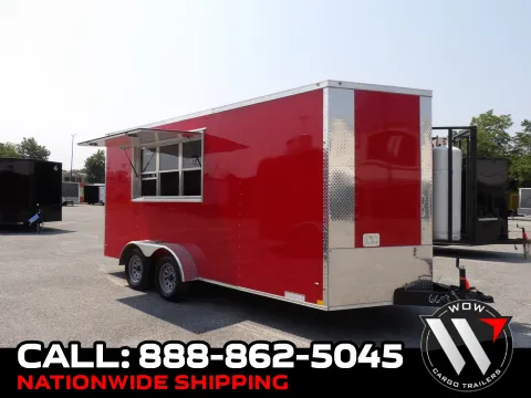 Red 2026 Diamond 7X16 35k Con Enclosed for sale in Cochran, GA