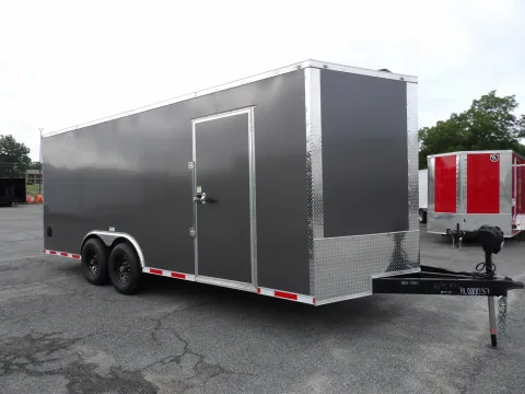 Another view of 2026 Hook & Line Cargo 8.5x20 for sale in Cochran, GA at WOW Cargo Trailers