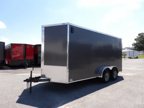 Photos of 2026 Steel Pines Cargo 7X16 TA S1 for sale in Cochran, GA at WOW Cargo Trailers
