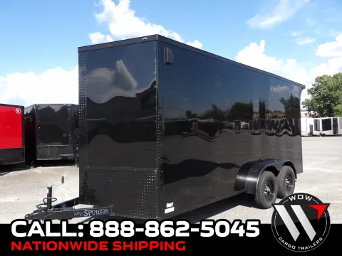 Black 2026 Steel Pines Cargo 7X16 TA Custom for sale in Cochran, GA