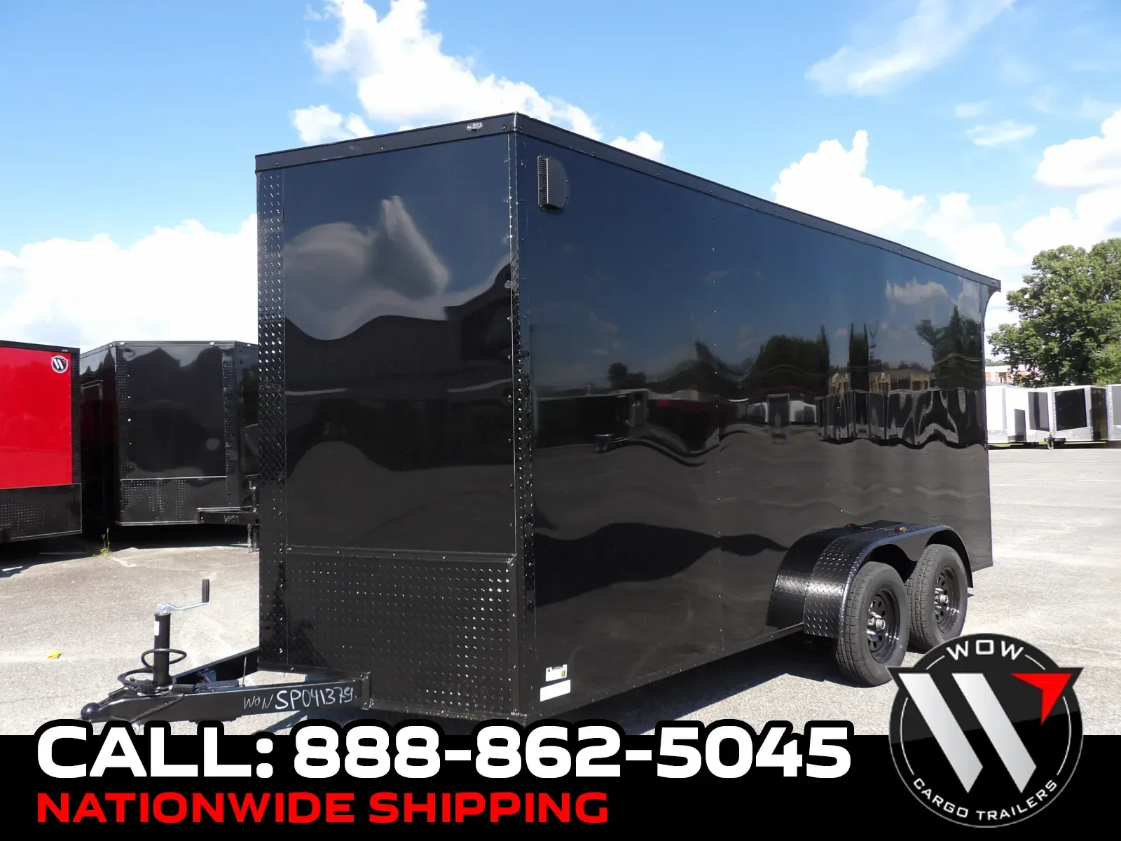 Black 2026 Steel Pines Cargo 7X16 TA Custom for sale in Cochran, GA