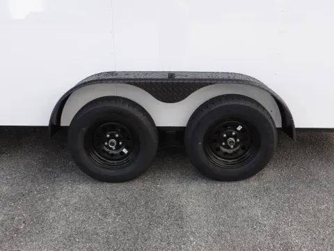 Another view of 2026 Steel Pines Cargo 7X16 TA S1 for sale in Cochran, GA at WOW Cargo Trailers