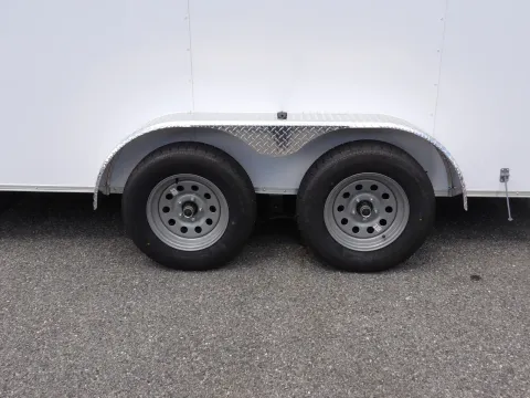 Another view of 2027 Steel Pines Cargo 7X16 TA for sale in Cochran, GA at WOW Cargo Trailers