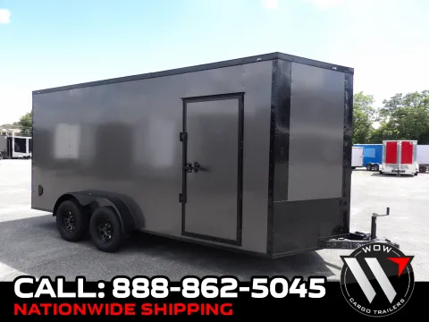 Black 2027 Southern Made Trailers 7X16 TA Custom for sale in Cochran, GA