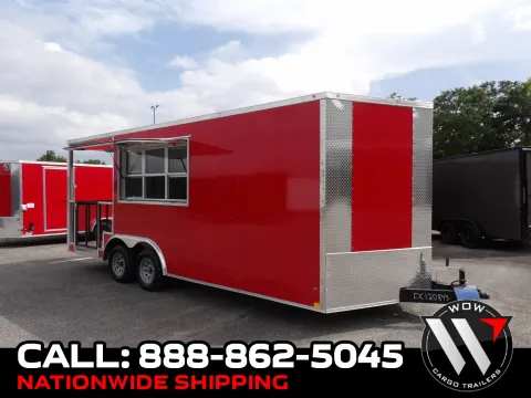 Red 2027 Diamond Cargo 8.5X20 BBQ Custom for sale in Cochran, GA