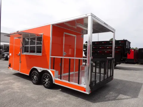 Another view of 2027 Diamond Cargo 8.5X20 BBQ Custom for sale in Cochran, GA at WOW Cargo Trailers