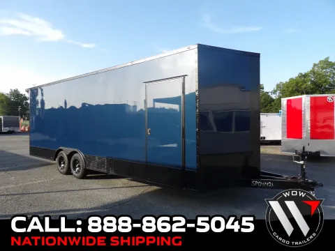 Black 2027 Steel Pines Cargo 8.5X24 TA Custom for sale in Cochran, GA