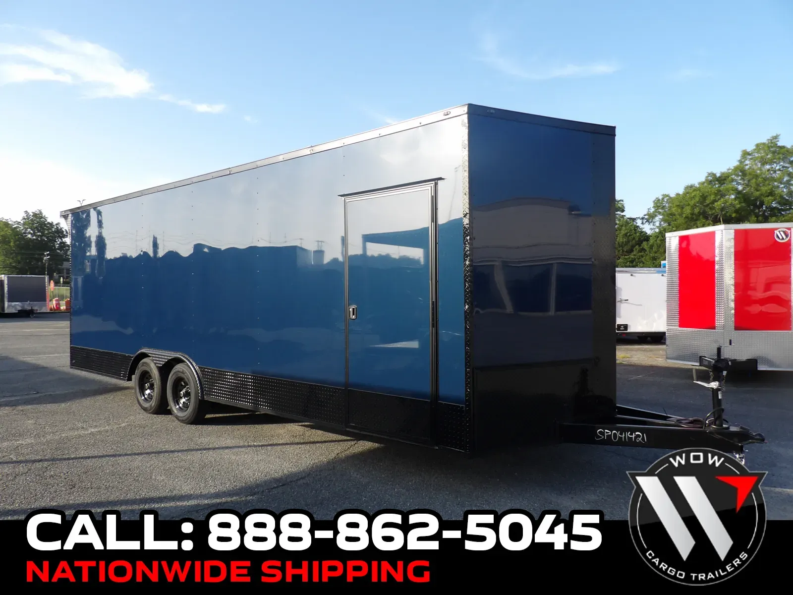 Black 2027 Steel Pines Cargo 8.5X24 TA Custom for sale in Cochran, GA