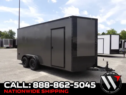 Black 2027 Southern Made Trailers 7X16 TA Custom for sale in Cochran, GA