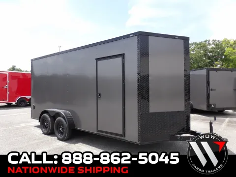 Black 2027 Southern Made Trailers 7X16 TA Custom for sale in Cochran, GA