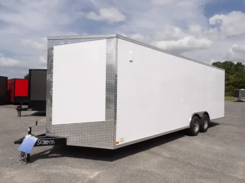 Another view of 2026 Seed Cargo 8.5x24 TA for sale in Cochran, GA at WOW Cargo Trailers