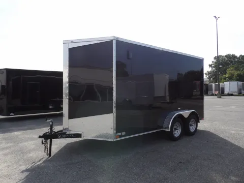 Another view of 2026 Seed Cargo 7X14 TA Custom for sale in Cochran, GA at WOW Cargo Trailers
