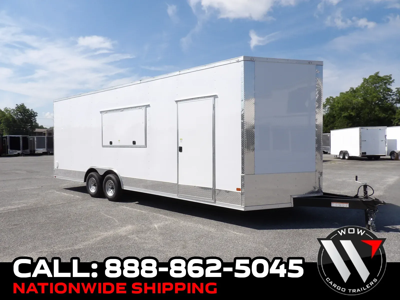 White 2026 Seed Cargo 8.5X24 TA Custom for sale in Cochran, GA